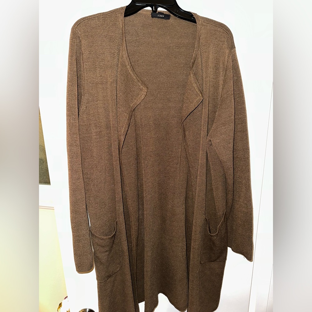 Jcrew cardigan coat